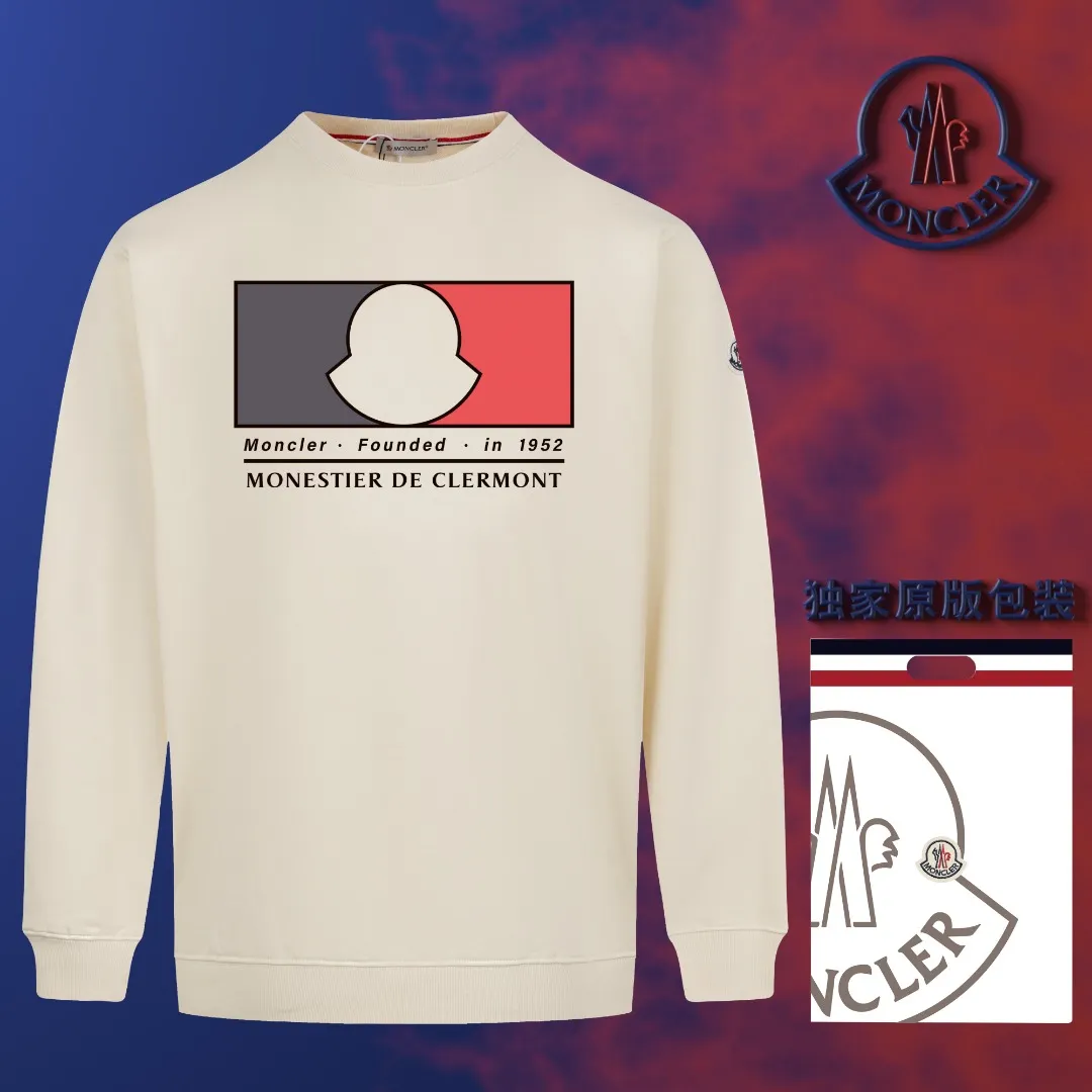 【 Quality】 【🎉 🎊】 【 MONCLER】【In Stock 】 🏅2024 New Arrival Premium 3D LOGO ， ， Premium ⚠️ ： 460 ， 21S 10S 26/2 1*1 ！ ， ， ， ， ， ！ Same Style ✔ Same Style： ❗ ✔【 Same Style， In Stock！】 ➡Size：S M L XL XXL ➡ ：Black White ⚠️Size Size
